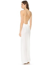 Olcay Gulsen Crossed Back Maxi Dress