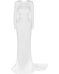 Stella McCartney Renee Open Back Stretch Crepe Gown White