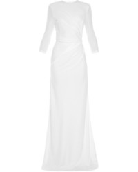 Givenchy Ruched Side Crepe Jersey Gown