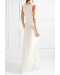 Jason Wu Ruched Stretch Jersey Gown