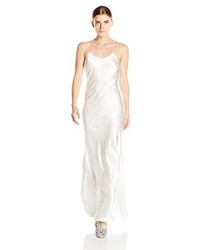 Samantha Sleeper Bias Cut Charmeuse Bridal Gown 14 White