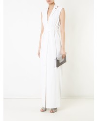 Paule Ka Sleeveless Woven Wrap Dress