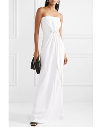 Rosetta Getty Tie Front Med Cady Gown