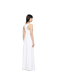 Reebok by Pyer Moss White Collection 3 Logo Long Dress