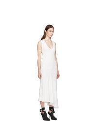 Haider Ackermann White Sleeveless Dress