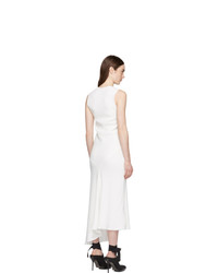 Haider Ackermann White Sleeveless Dress