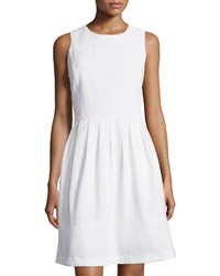 Floral Appliqué Lace Dress  Michael Kors  Lace white dress Lace dress  Ladies dress design