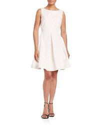 Taylor Textured Fit And Flare Dress
