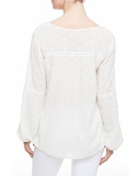 Sanctuary Gabby Eyelet Embroidery Peasant Blouse