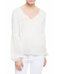 Sanctuary Gabby Eyelet Embroidery Peasant Blouse