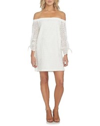 1 STATE 1state Eyelet Cotton Off The Shoulder Dress