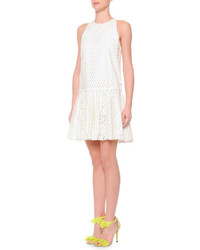 MSGM Eyeletlace Drop Waist Dress