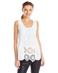 White Eyelet Tank Outfits For Women (2 ideas & outfits) | Lookastic