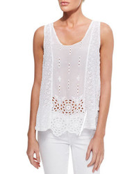 Johnny Was Collection Saige Eyelet Tank