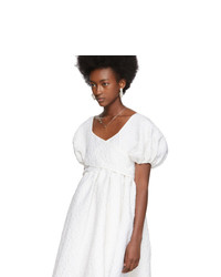 Cecilie Bahnsen White Abigaile Dress