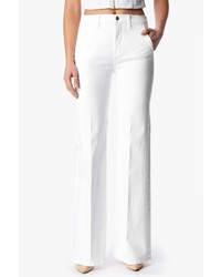 7 For All Mankind High Waist Fashion Trouser In Runway White
