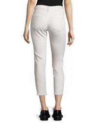 AG Jeans Ag Jodi High Rise Raw Hem Cropped Flared Jeans