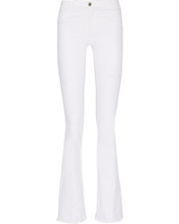 MiH Jeans Mih Jeans The Bodycon Marrakesh High Rise Flared Jeans White