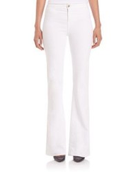 J Brand Sateen High Rise Tailored Flare Jeans