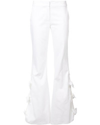 Alexis Bow Applique Flared Trousers