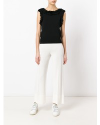 Ermanno Scervino Cropped Flared Trousers