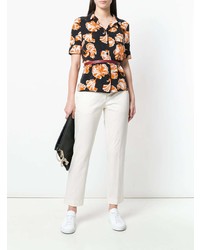 Ps By Paul Smith Cropped High Waisted Trousers