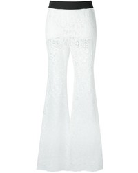 Dolce & Gabbana Flared Lace Trousers