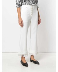 Proenza Schouler Flared Cropped Trousers