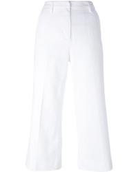 Barba Flared Cropped Trousers