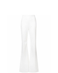Christian Siriano Pinstriped Flared Trousers