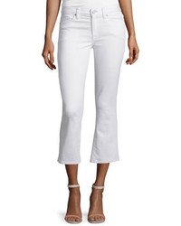 Joie Stretch Cotton Cropped Flare Pants
