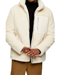 Topman Palmer Borg Fleece Jacket