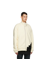 Cornerstone White Wool Fleece Jacket