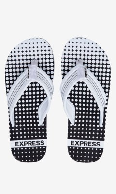 Express Gradient Dot Flip Flop Black 
