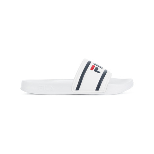 fila white flip flops