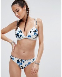 RVCA Floral Strappy Bikini Top