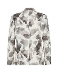 Fendi Floral Print Tailored Blazer