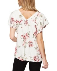 Sanctuary Countryside Shell Floral Print Top