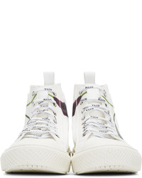 Valentino Garavani White Emilio Villalba Edition Vltn Giggies High Top Sneakers