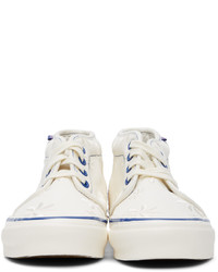 Vans Off White Blue Og Chukka Lx Mid Top Sneakers