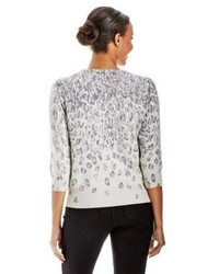 Lord & Taylor Leopard Print Cashmere Cardigan | Where to buy & how ...