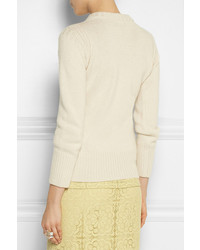 Burberry Prorsum Crystal Embellished Cashmere Sweater