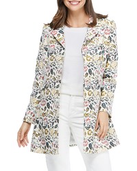 Gal Meets Glam Collection Floral Jacquard Coat