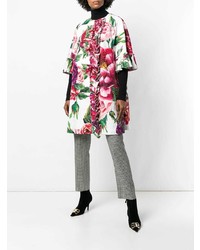 Dolce & Gabbana Peony Print Overcoat