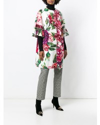 Dolce & Gabbana Peony Print Overcoat