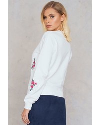 Embroidered Sweattop
