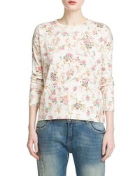 Mango Outlet Floral Print Sweater