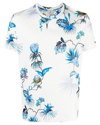 Etro All Over Floral Print T Shirt