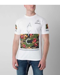 Asphalt Modern Floral Camo T Shirt