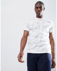 Ted Baker Crew Neck T Shirt In Geo Floral Print